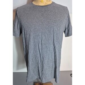 Pact Organic Cotton Mens Short Sleeve T-Shirt Medium Gray Crewneck Made in India
